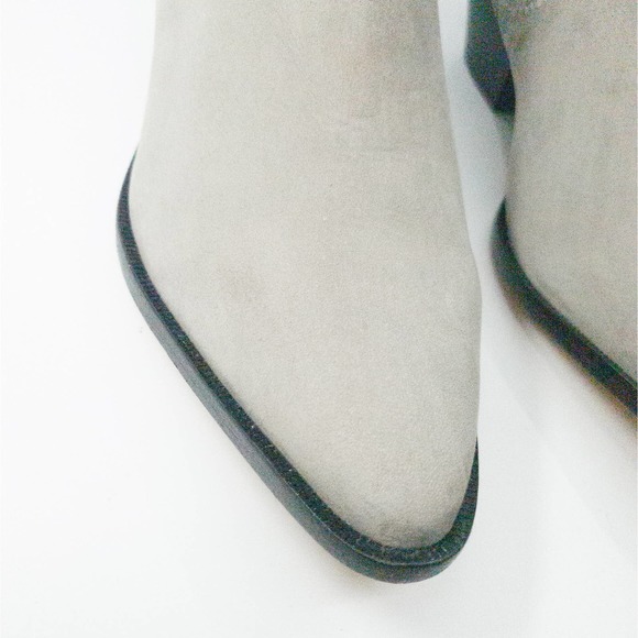 NEW Schutz Jacqueline Suede Bone Ankle Booties - Size 10.5 - Picture 7 of 10